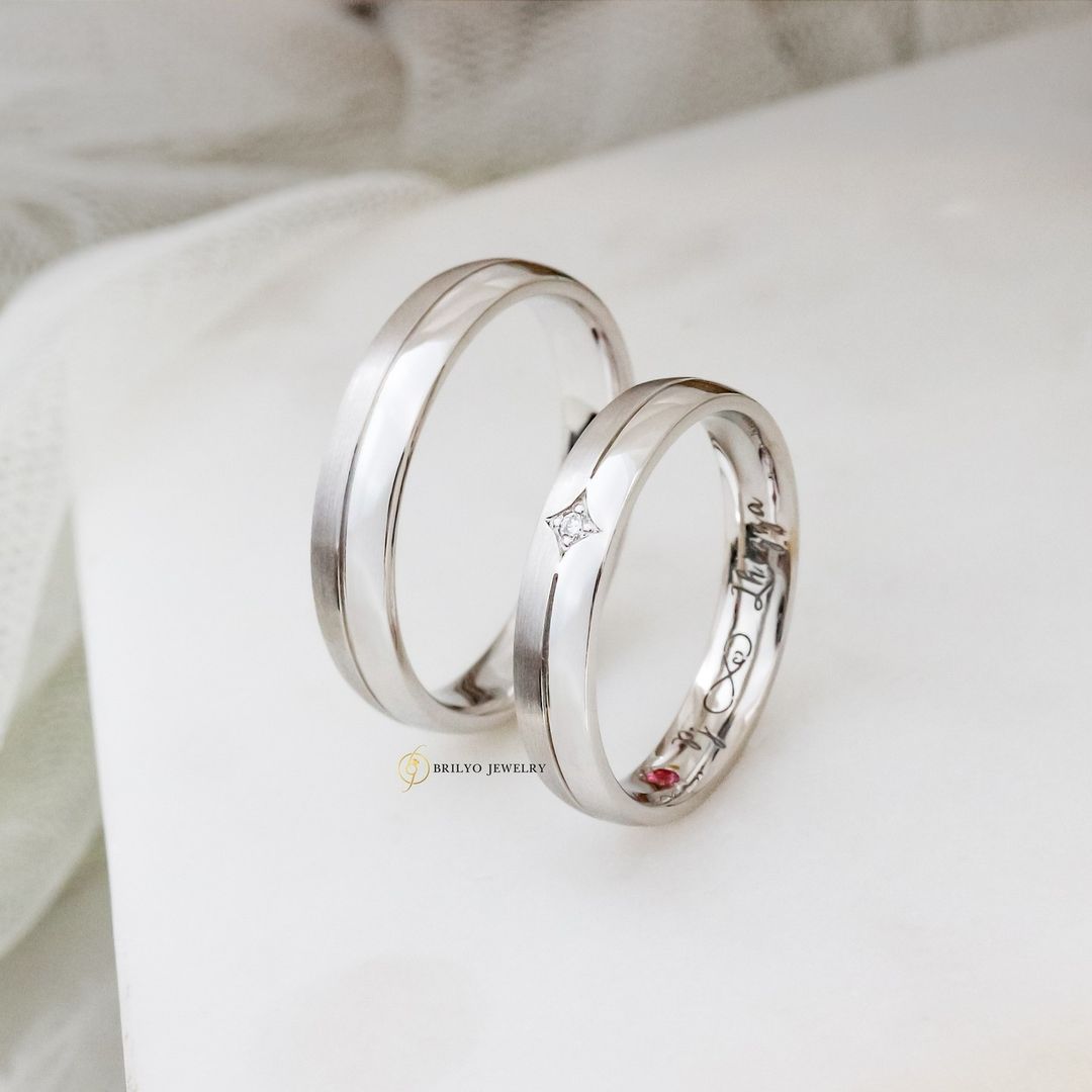 Star Wedding Rings Brilyo Jewelry