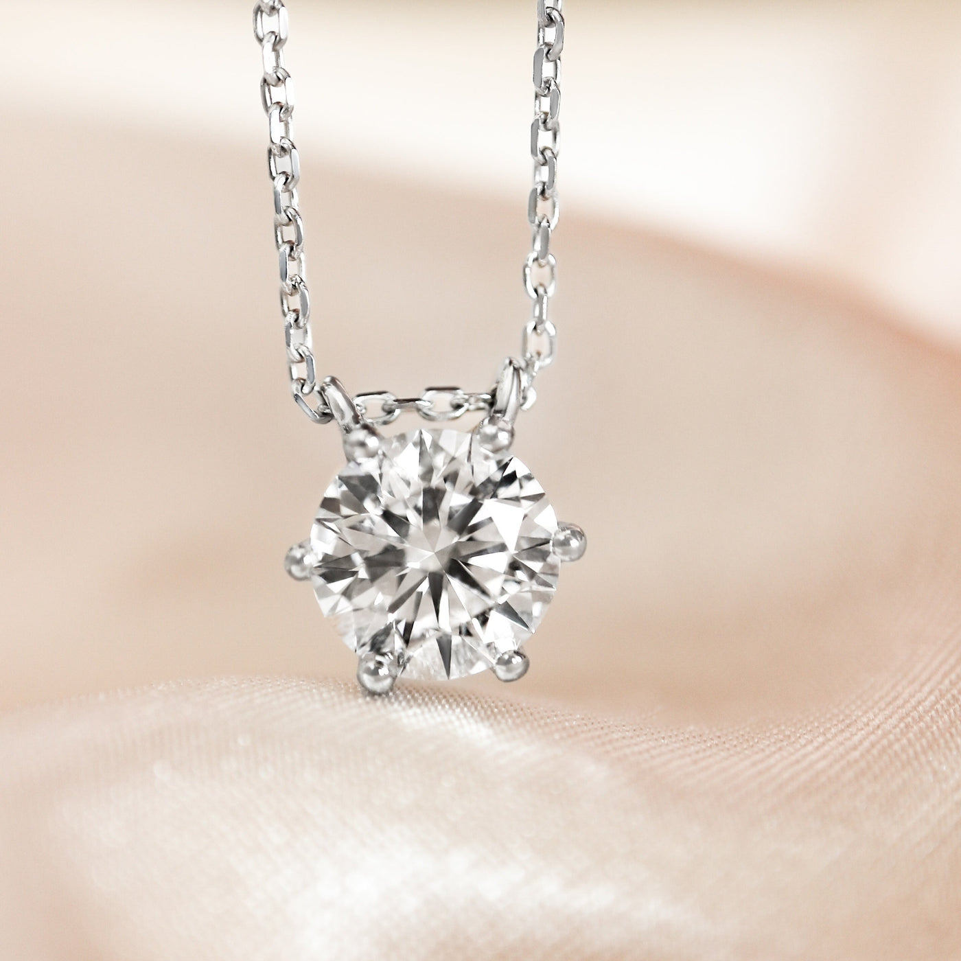 Petal Solitaire Necklace