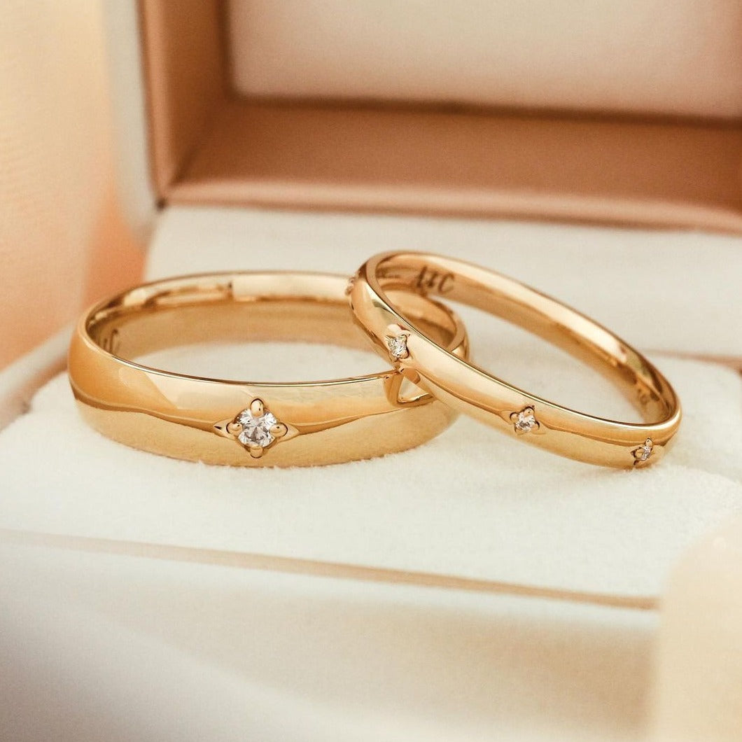 Star Wedding Rings