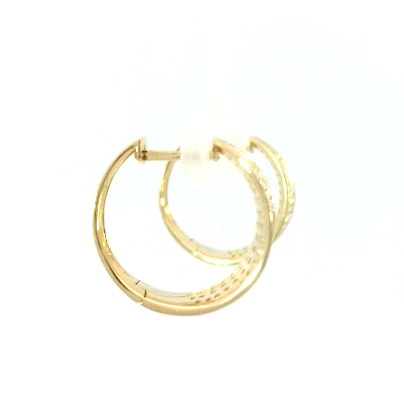 Luxe Diamond Hoops