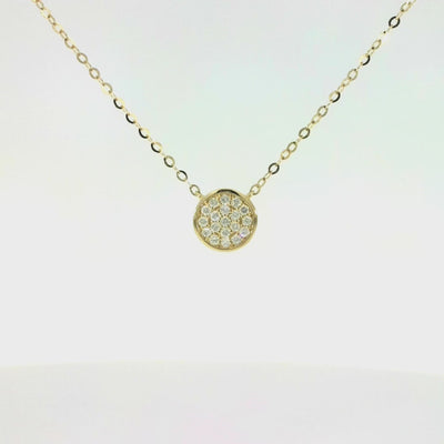 Round Illusion Necklace (Bezel)