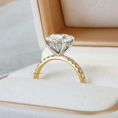 Custom Two-toned Engagement Ring