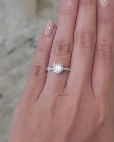 Cat Engagement Ring