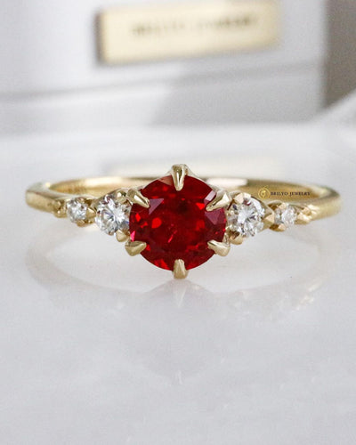 Crown-Inspired Engagement Ring