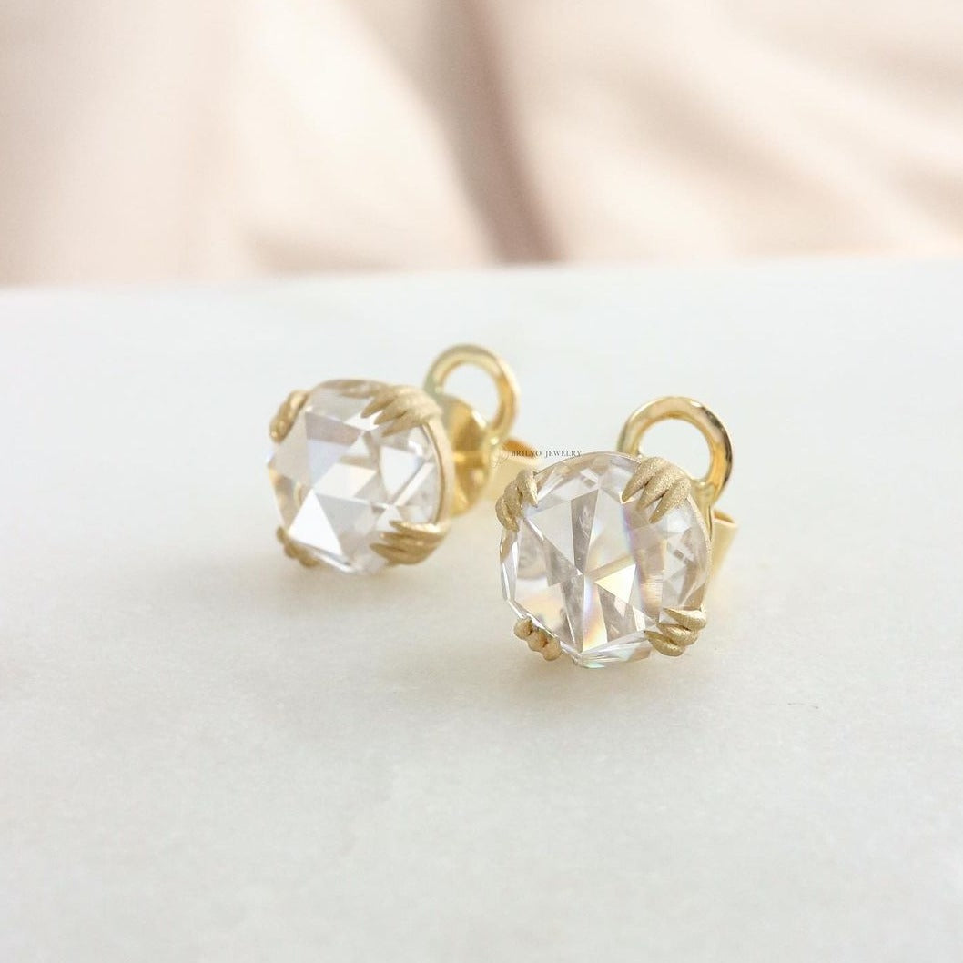 Custom Rose Cut Studs