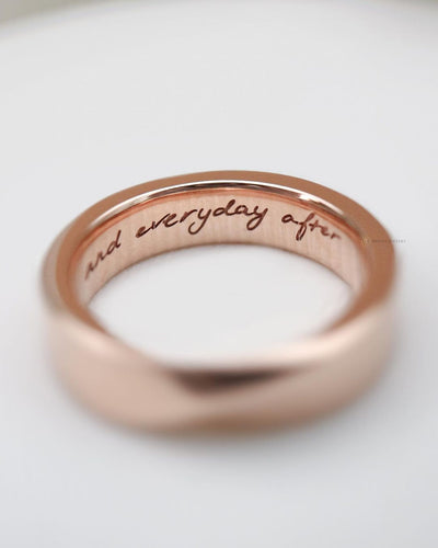 Mobius Strip Wedding Rings