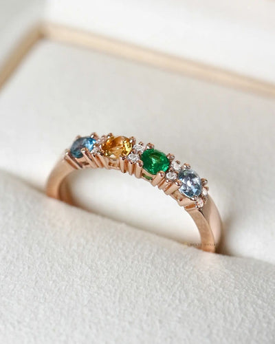 Round Birthstone Ring