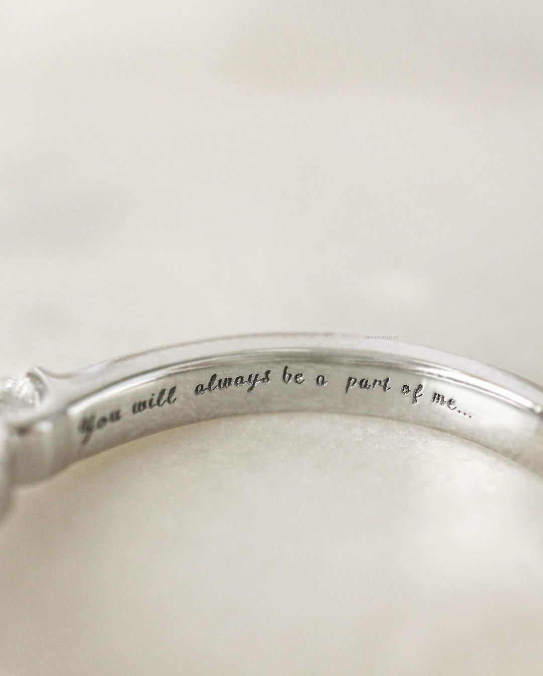 "Love You Mommy" Eternity Ring