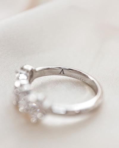 Pear Diamond Eternity Ring