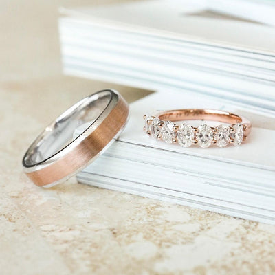Two-toned Wedding Bands