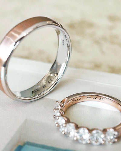 Two-toned Wedding Bands
