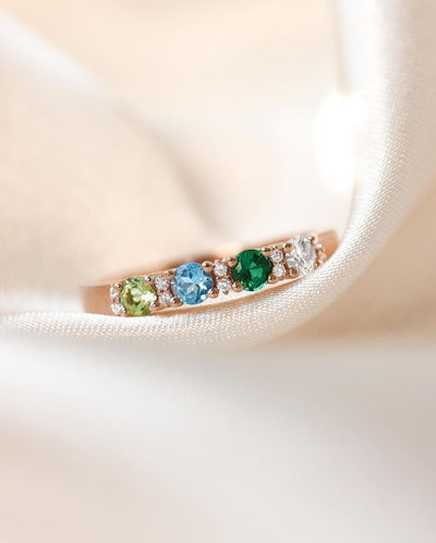 Round Birthstone Ring
