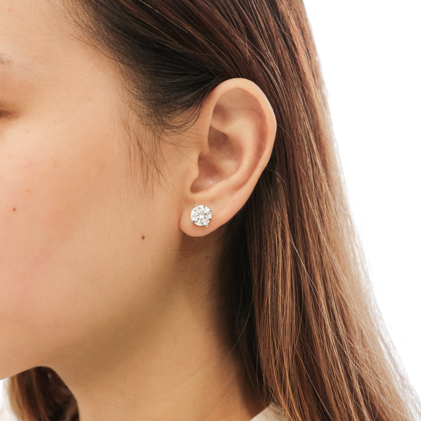 Monica Brilyo Moissanite Studs
