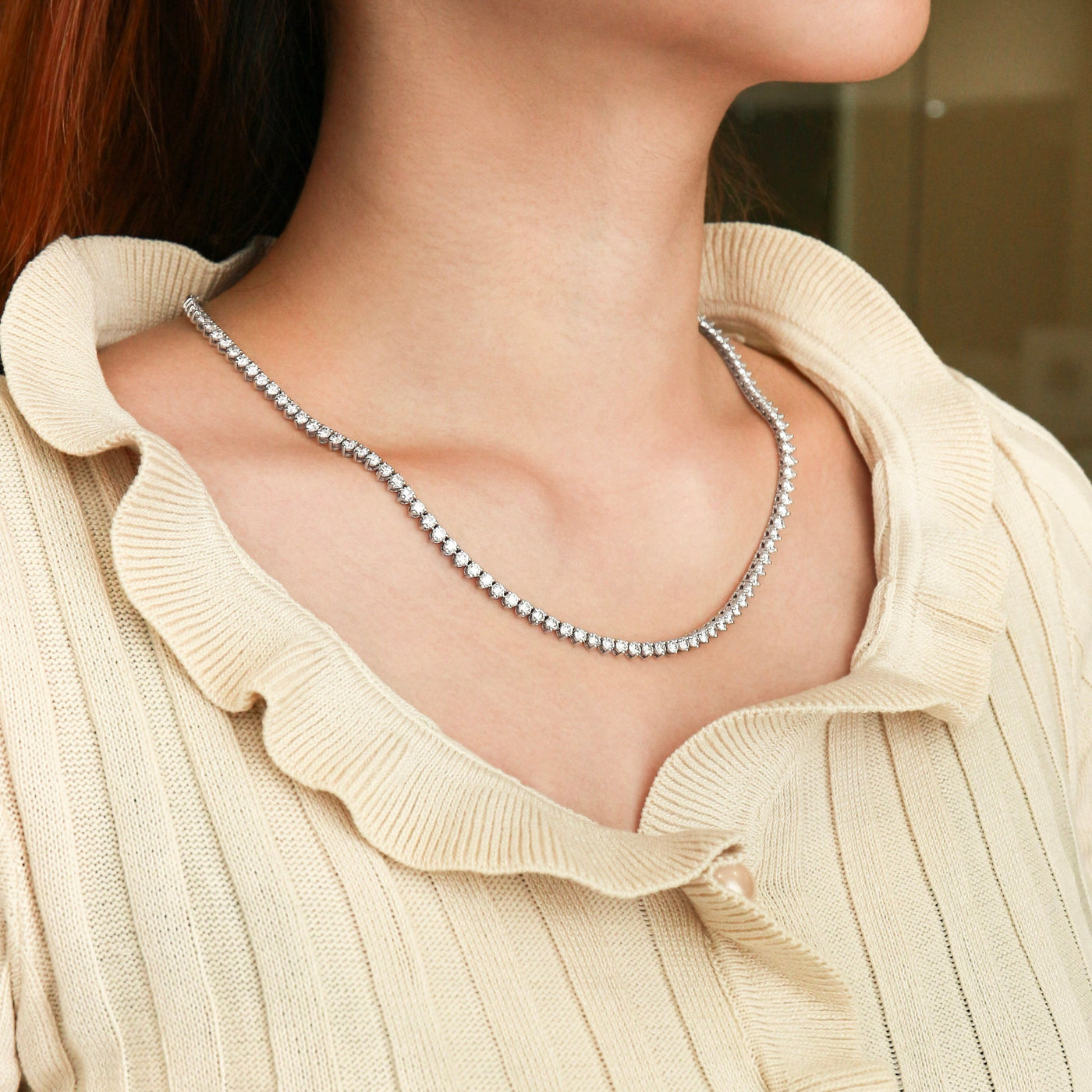 Diamond Tennis Necklace