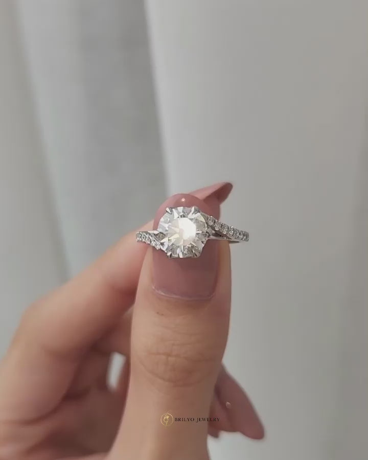 Bypass Setting Engagement Ring